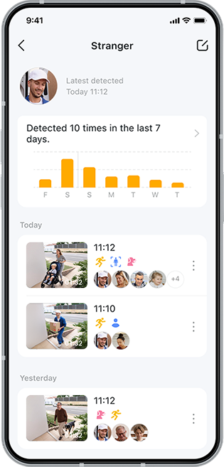 Récupération d'événements